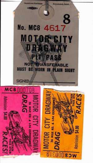 Motor City Dragway - FROM JOHN NOWAK